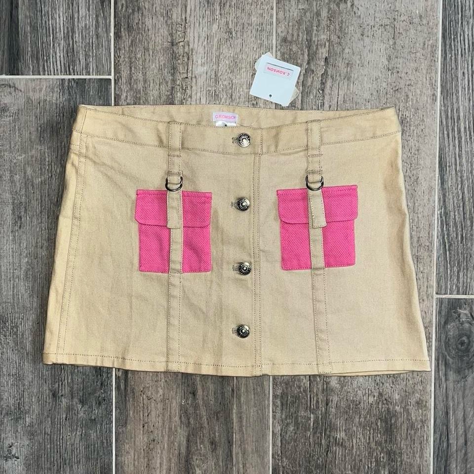 Charlotte Ronson Y2k Button Down Skirt